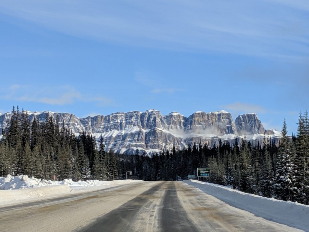 A mountain road